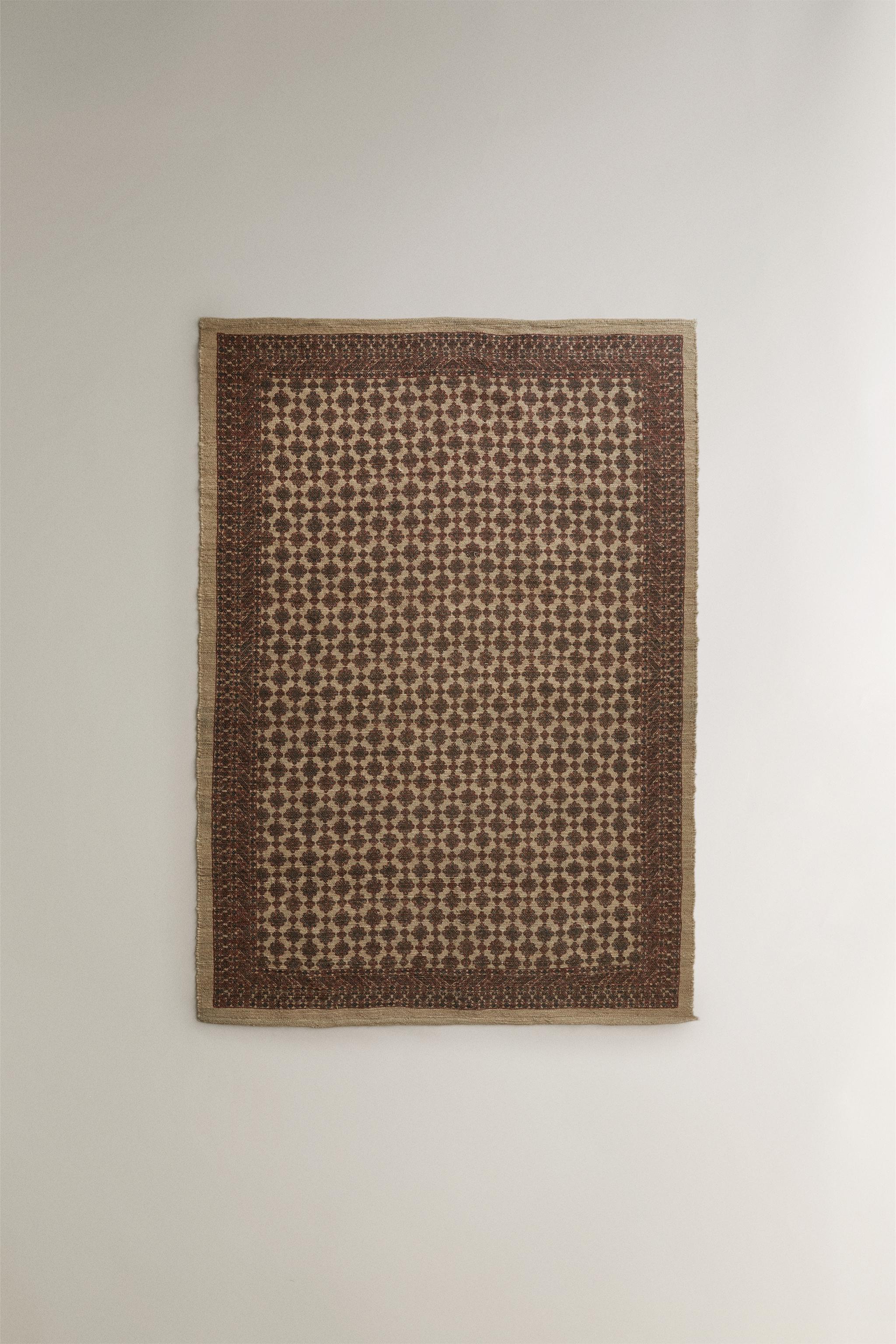 TAPIS JUTE IMPRIMÉ